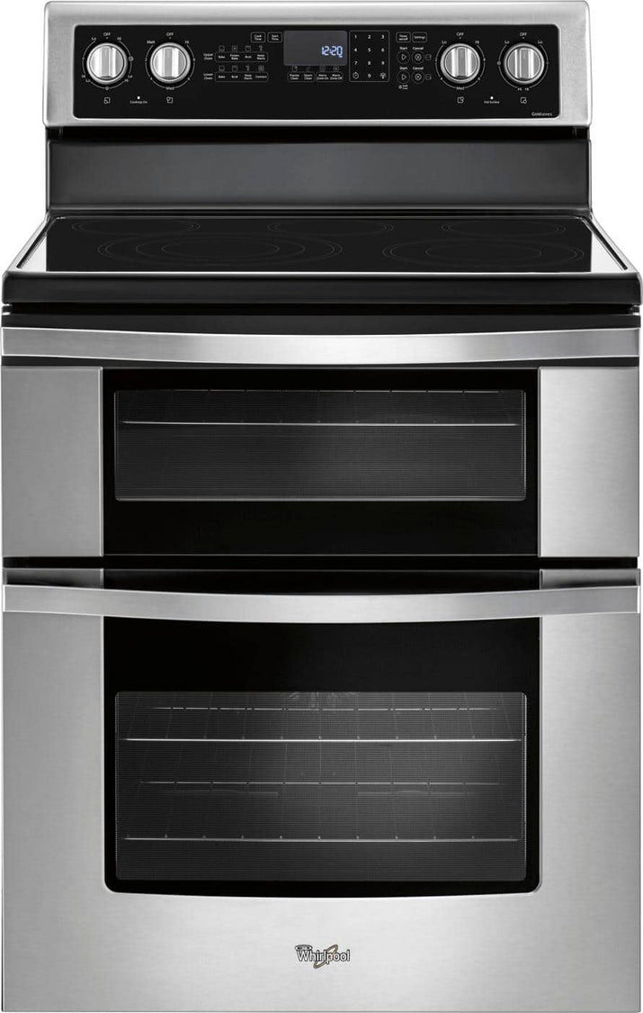 Whirlpool 30" Double Oven Electric Range 6.7 cu ft Convection WGE745C0FS - Image 1
