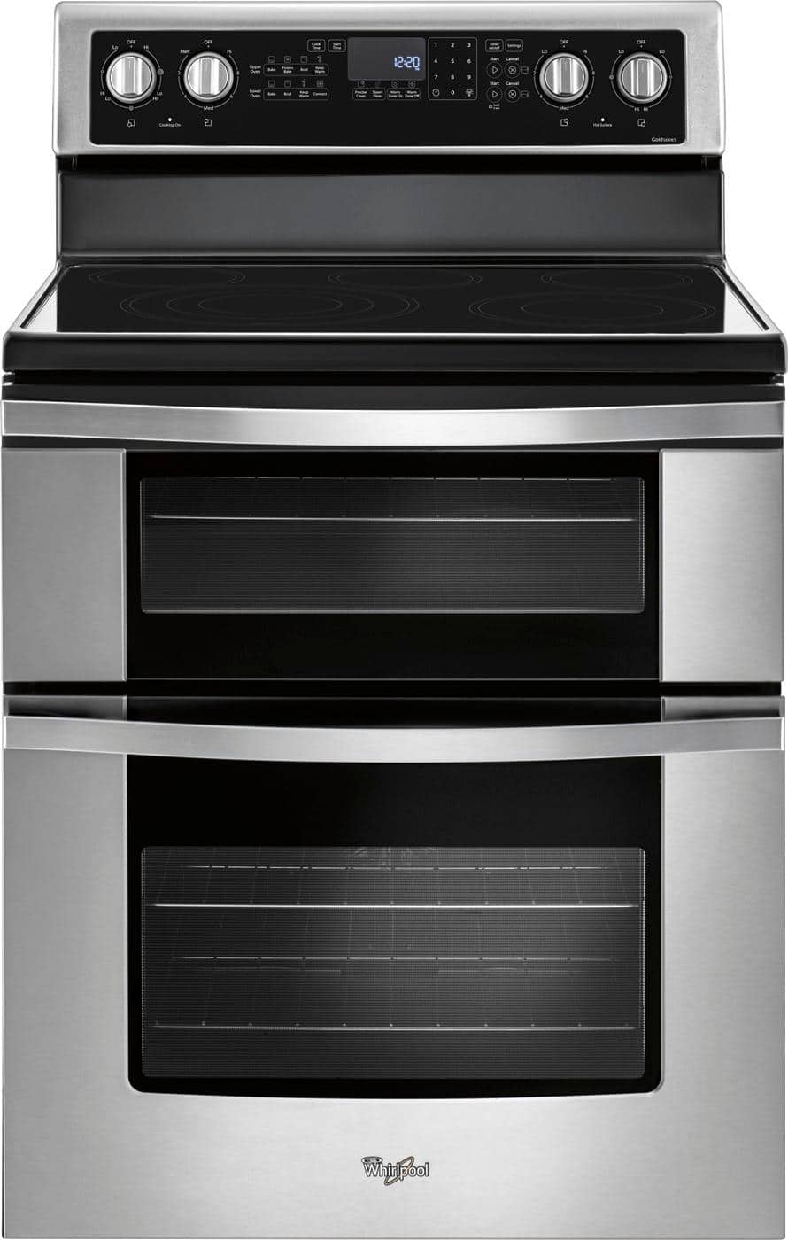 Whirlpool 30" Double Oven Electric Range 6.7 cu ft Convection WGE745C0FS - Image 1