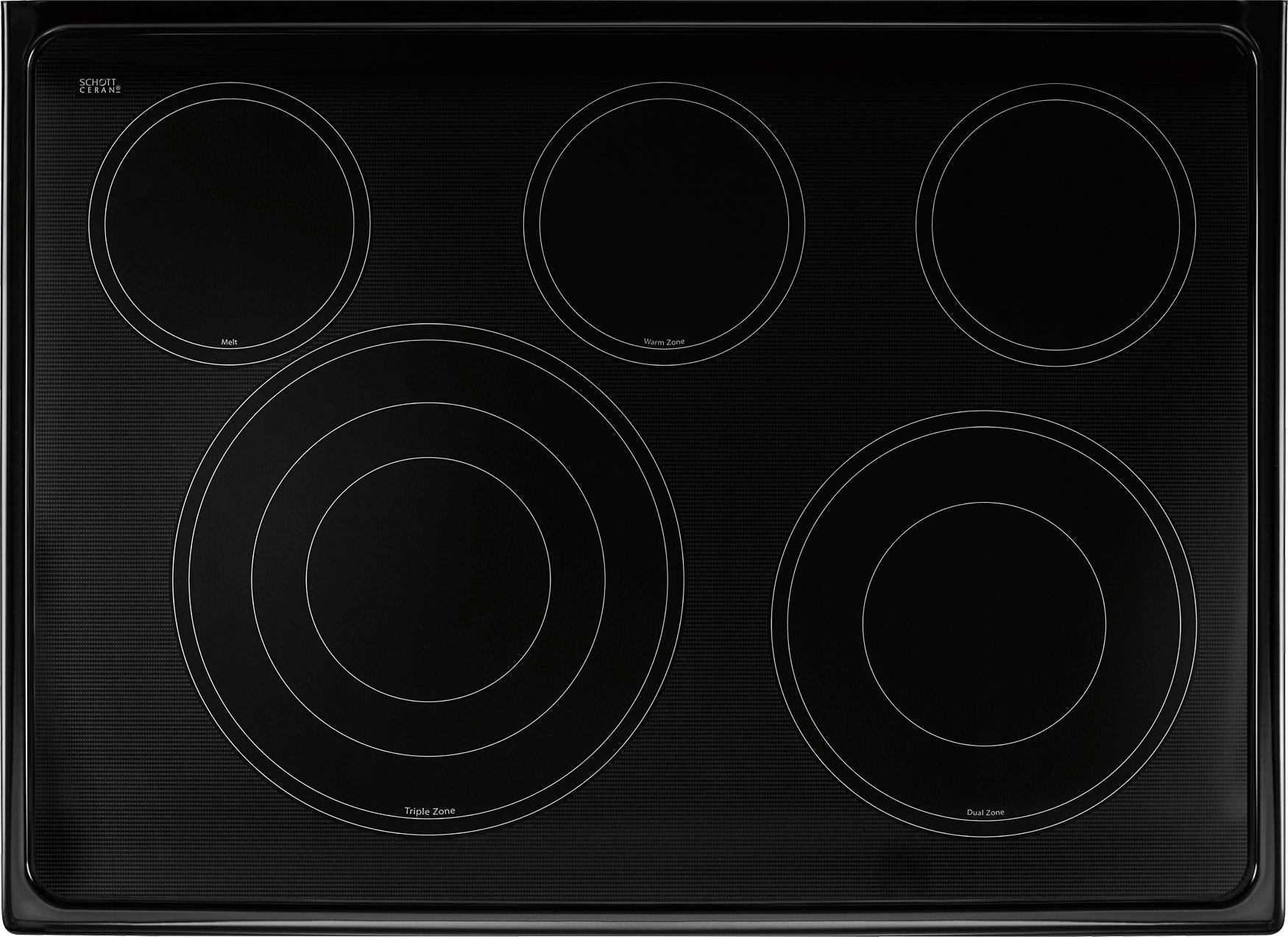 Whirlpool 30" Double Oven Electric Range 6.7 cu ft Convection WGE745C0FS - Image 5