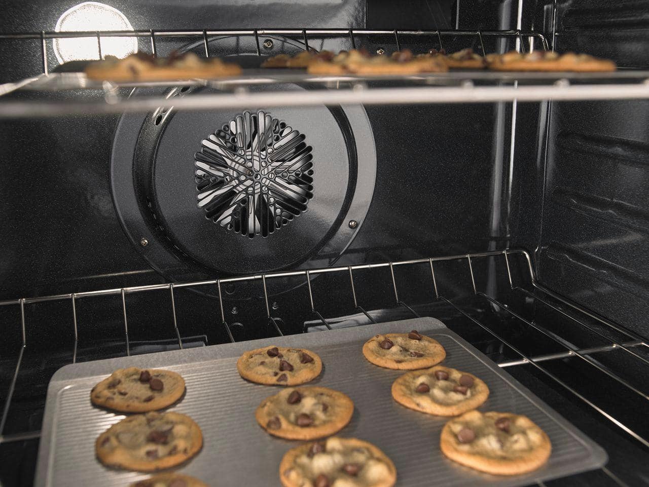 Whirlpool 30" Double Oven Electric Range 6.7 cu ft Convection WGE745C0FS - Image 8