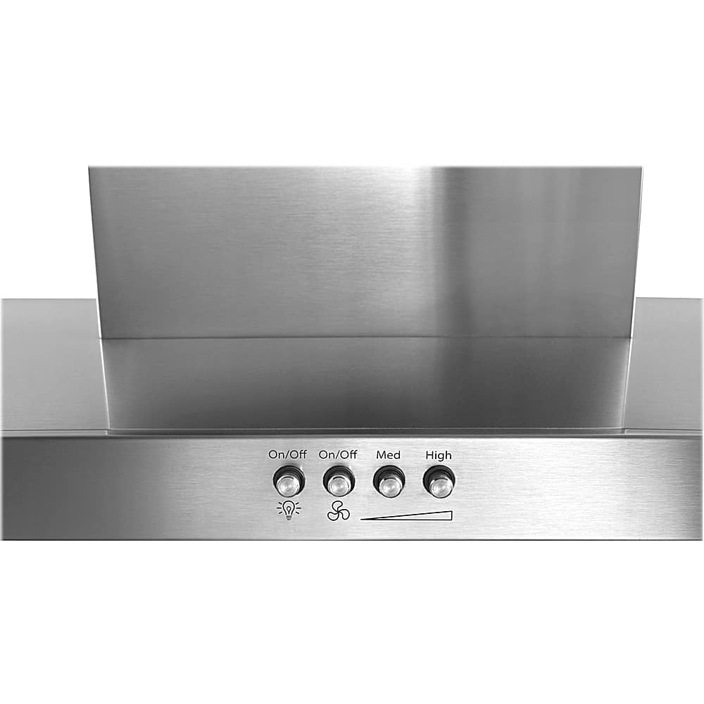 Whirlpool 30" Convertible 400 CFM Wall Mount Range Hood Stainless WVW57UC0FS - Image 2