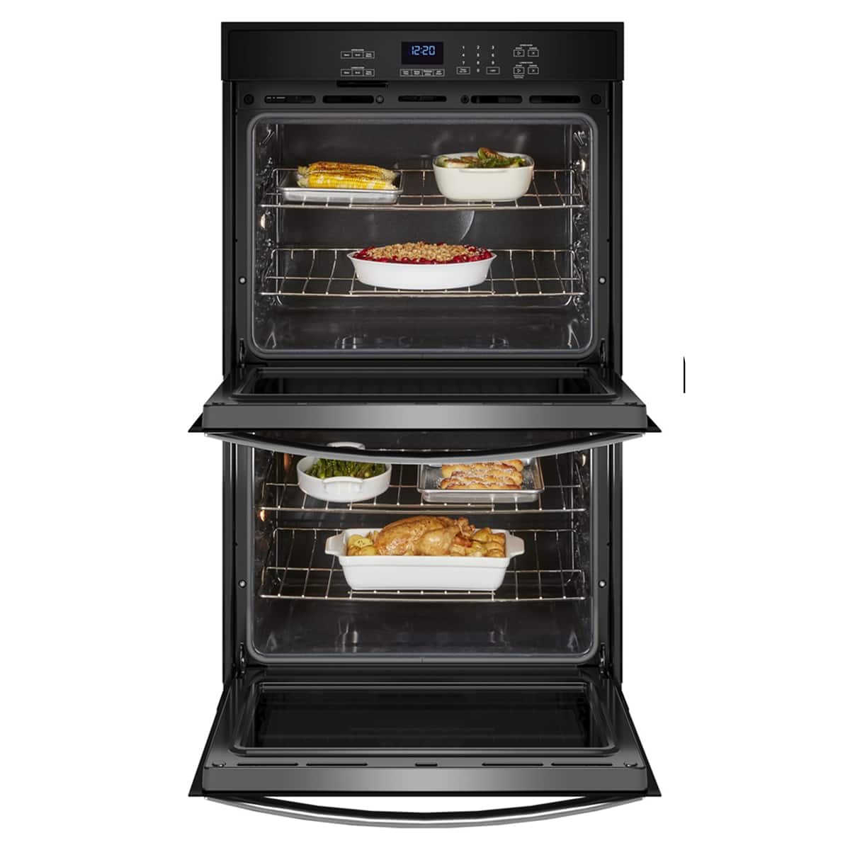Whirlpool Double Wall Oven w/ Steam Clean Option Stainless Steel WOED3030LS - Image 4
