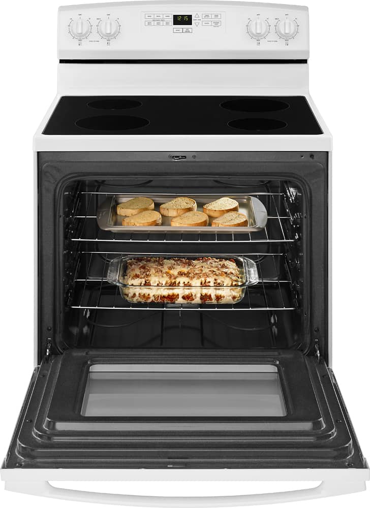 Amana 30" Freestanding Electric Range 4.8 cu. ft White AER6303MFW - Image 3