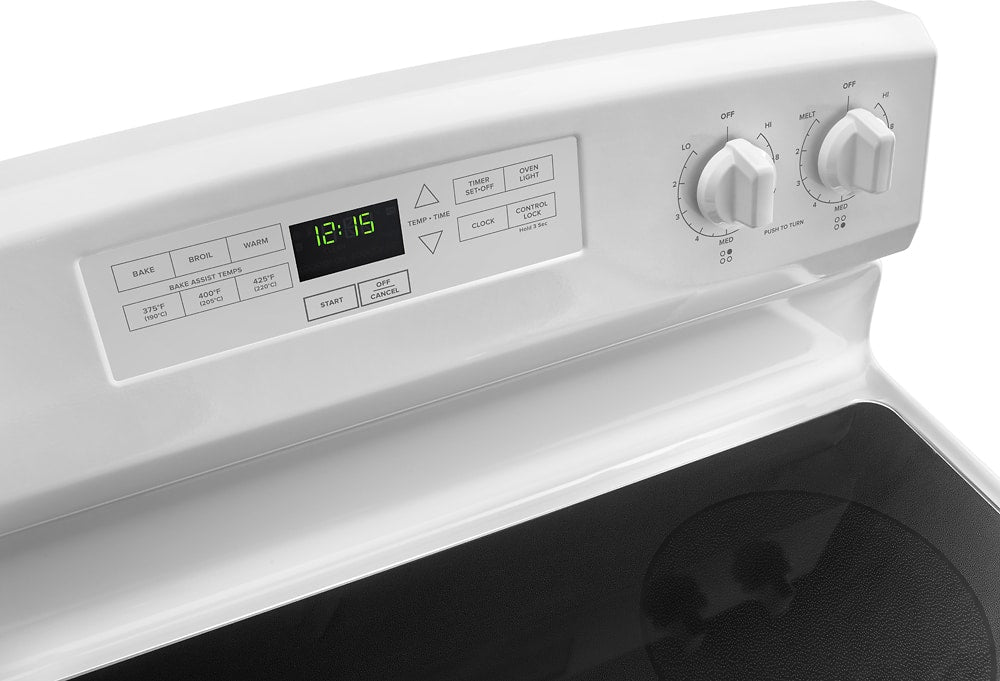 Amana 30" Freestanding Electric Range 4.8 cu. ft White AER6303MFW - Image 2