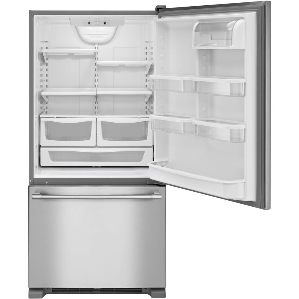 Maytag 30" 29" Bottom Freezer Refrigerator 19 cu. ft Stainless Steel MBF1958FEZ - Image 3