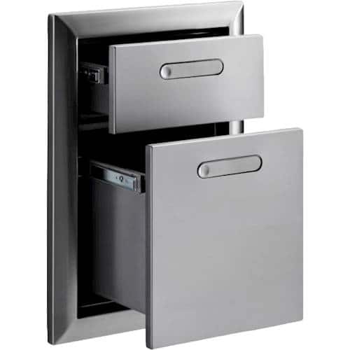 Lynx Professional Grill Ventana 16" Double Drawer Stainless Steel LDW16-4 - Image 1