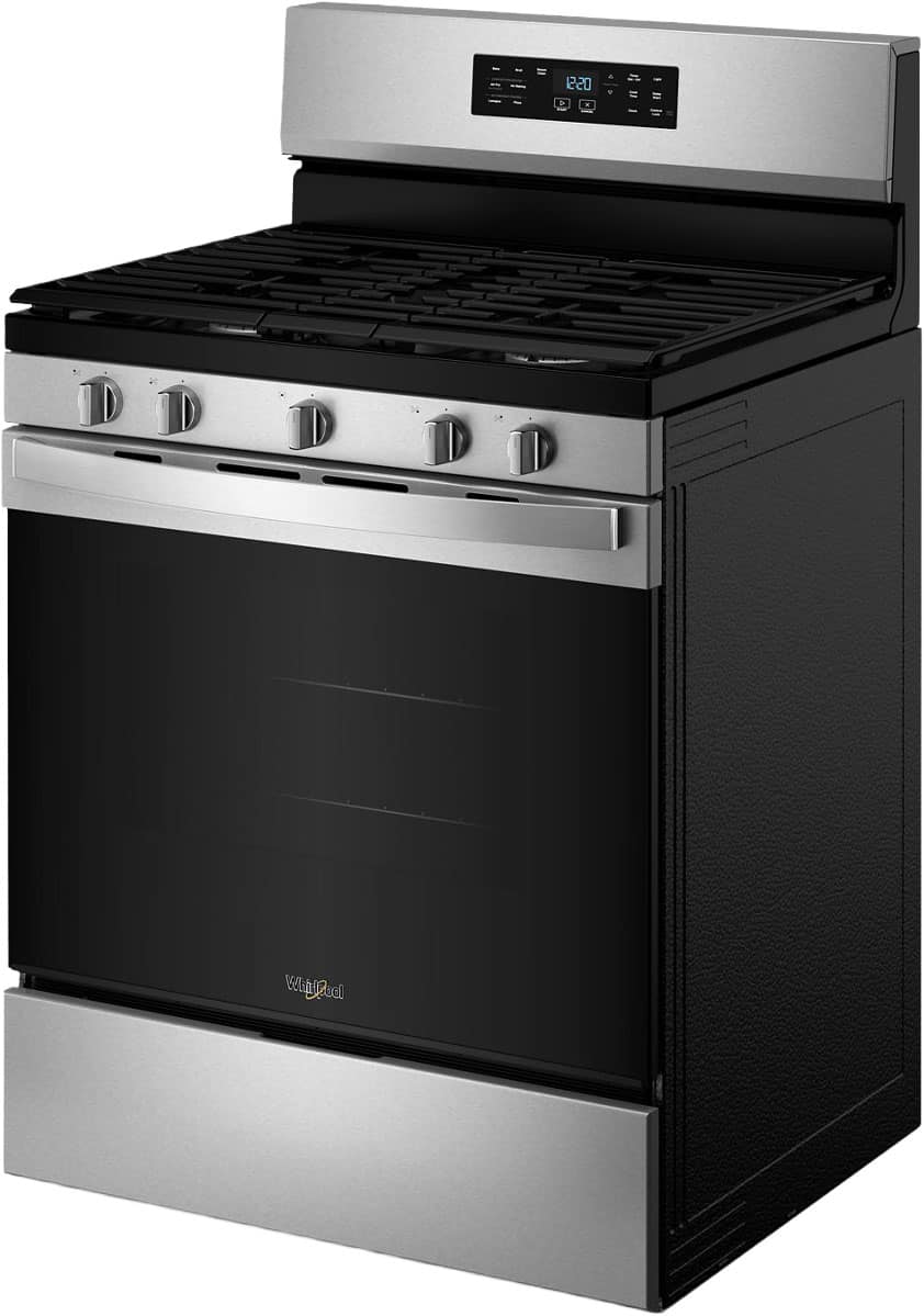 Whirlpool 30" Freestanding Gas Range 5.0 cu. ft Convection Steam WFGS4530SS - Image 7