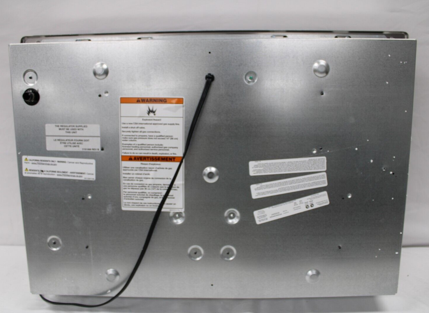 Whirlpool WCG55US0HS 30" Built-In Gas Cooktop in Stainless Steel (No Grates)