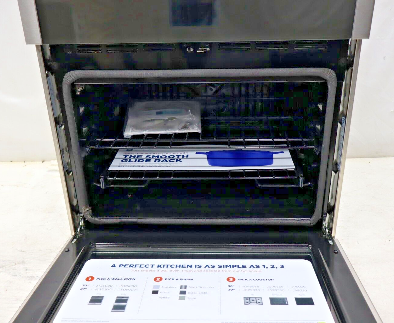 GE JTS5000SNSS 30" Built-In Single Electric Convection Wall Oven in SS
