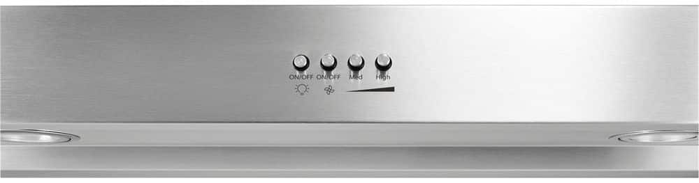 Whirlpool 30" Range Hood Stainless Steel inches WVU37UC0FS - Image 4