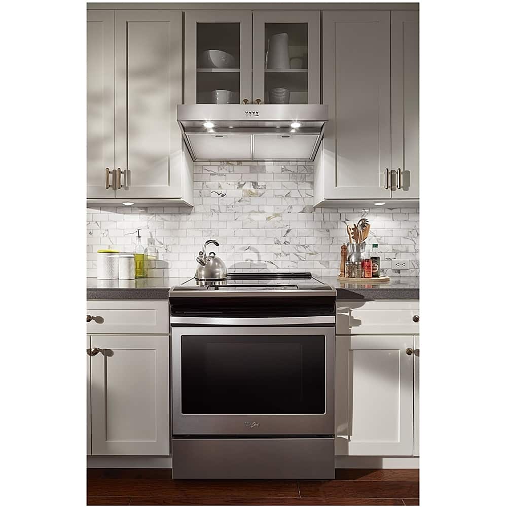 Whirlpool 36" Ductless Under Cabinet 265 CFM Range Hood Stainless WVU37UC6FS - Image 8