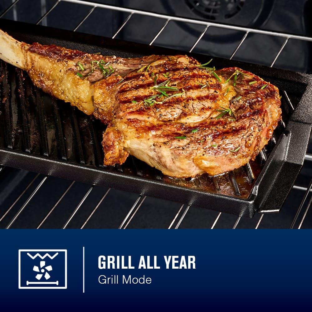 Maytag Slide-In Electric Range 5.3 Cu. Ft Grill Mode Stainless Steel MSES7030SZ - Image 3