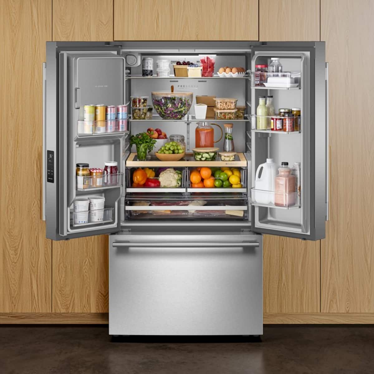 KitchenAid 36" French Door Refrigerator 30 cu. ft Stainless Steel KRFF436SPS - Image 8