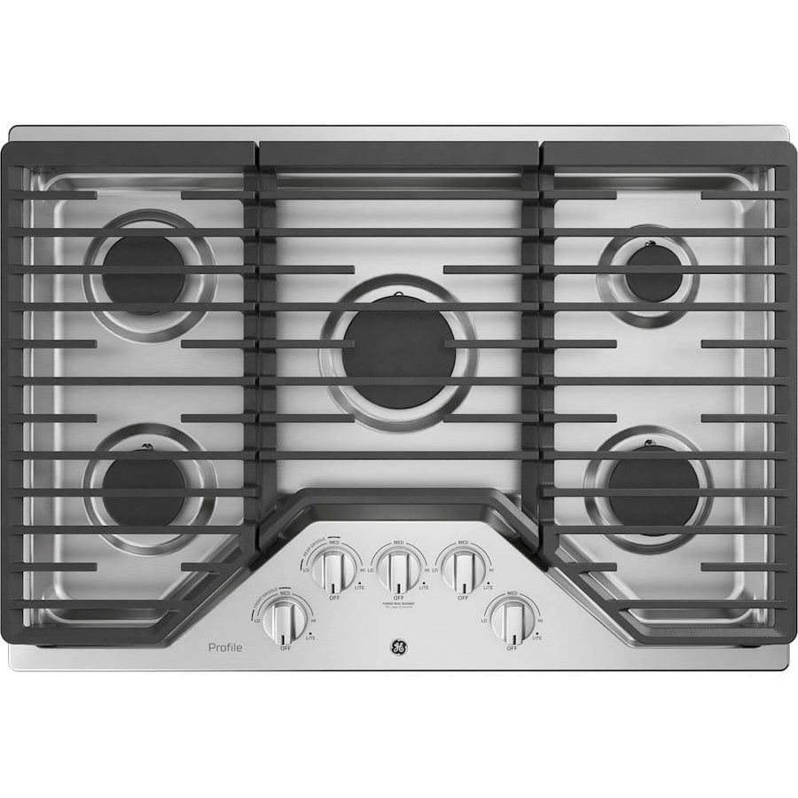 GE Profile 30" Built-In Gas Cooktop Stainless Steel PGP7030SLSS - Image 1