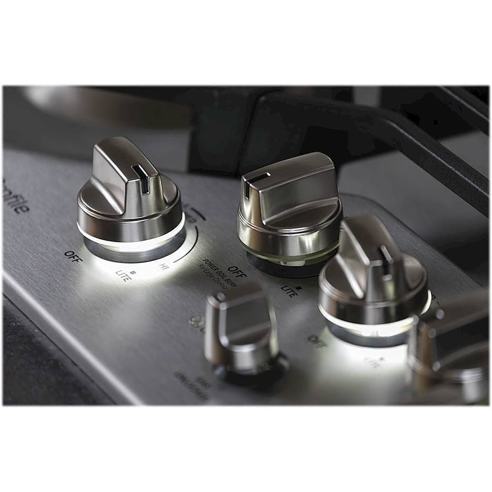 GE Profile 30" Built-In Gas Cooktop Stainless Steel PGP7030SLSS - Image 4