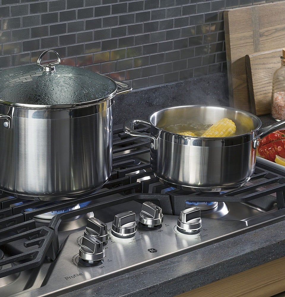 GE Profile 30" Built-In Gas Cooktop Stainless Steel PGP7030SLSS - Image 9