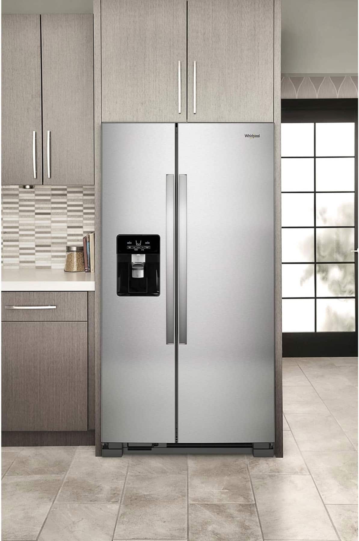 Whirlpool WRS325SDHZ 24.6 Cu. Ft 36" Side-by-Side Refrigerator, Stainless Steel - Image 8