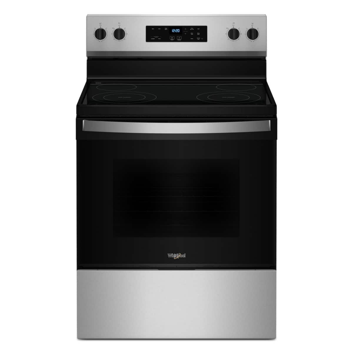 Whirlpool 30" Electric Range w/ No Preheat Mode Stainless Steel WFES3030RS - Image 1