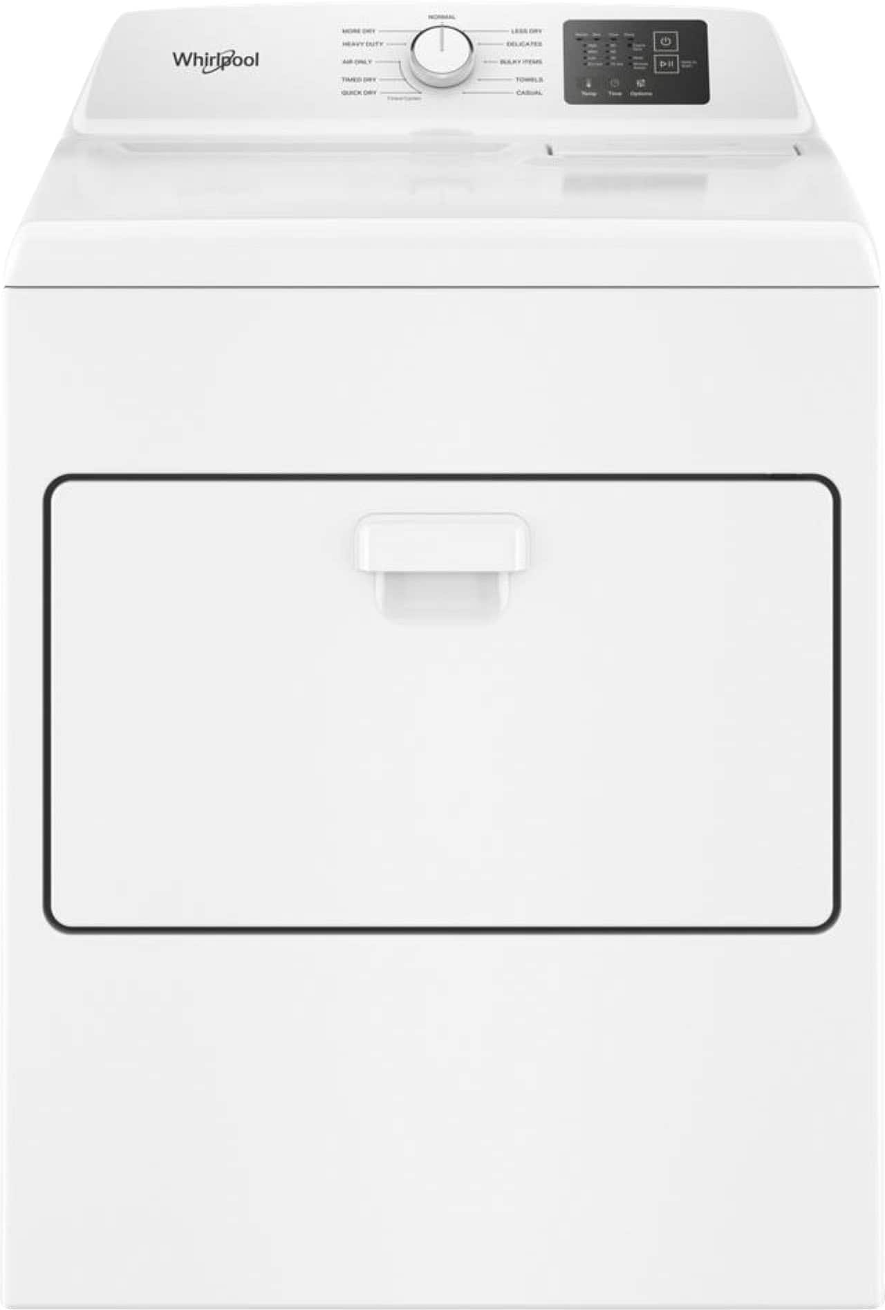 Whirlpool Gas Dryer w/ Adaptive Dry 7.0 Cu. Ft White WGD4107SW - Image 1