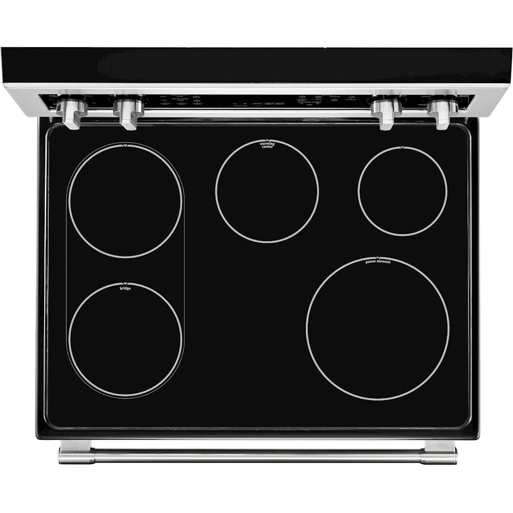 Maytag 30" Double Oven Electric Convection Range 6.7 cu. ft Stainless MET8800FZ - Image 4