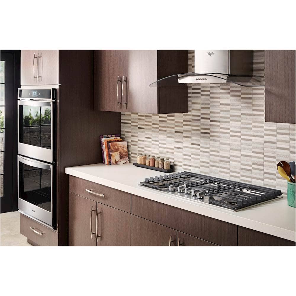 Whirlpool 36" Gas Cooktop Stainless Steel WCG97US6HS - Image 7