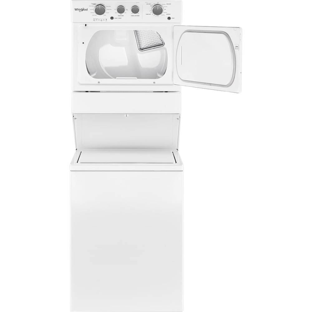 Whirlpool Stacked Top Load Washer Gas Dryer 3.5 Cu. Ft 5.9 Cu. Ft WGT4027HW - Image 2