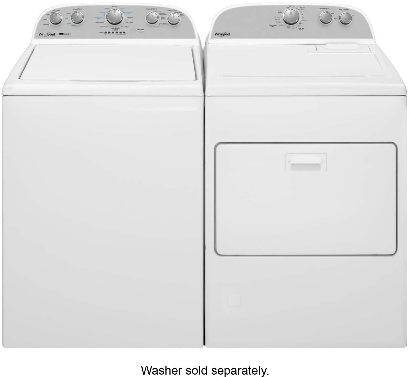 Whirlpool Electric Dryer 7 Cu. Ft WED4950HW - Image 8