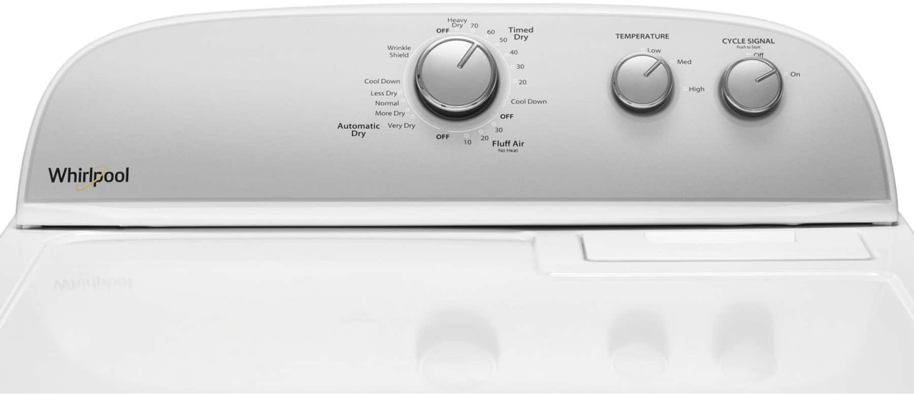 Whirlpool Electric Dryer 7 Cu. Ft WED4950HW - Image 6