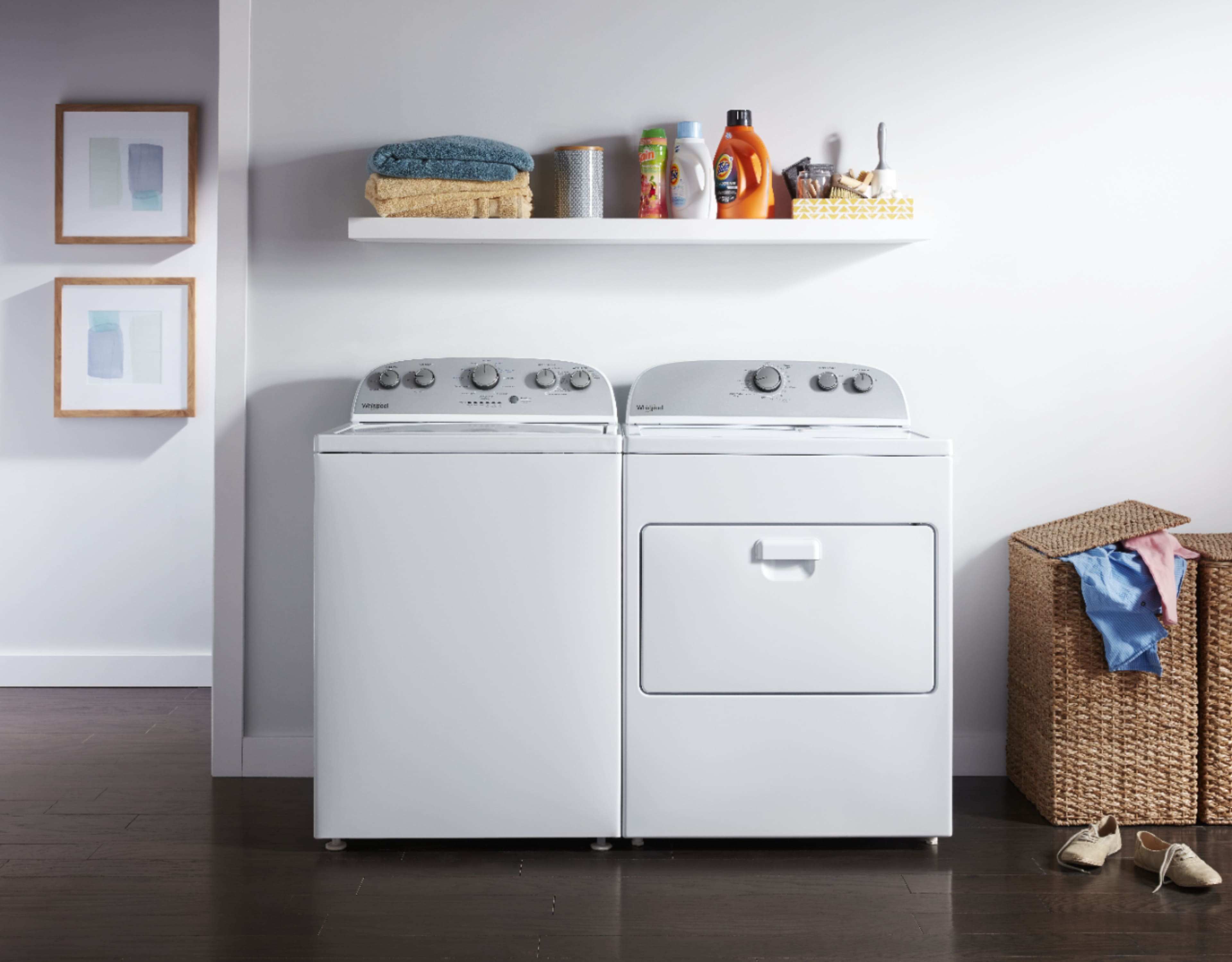 Whirlpool 7 Cu. Ft Gas Dryer w/ AutoDry System WGD4950HW White - Image 9