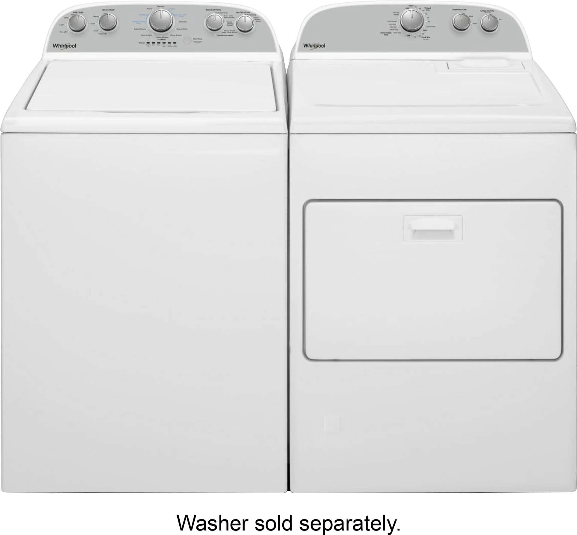 Whirlpool 7 Cu. Ft Gas Dryer w/ AutoDry System WGD4950HW White - Image 8