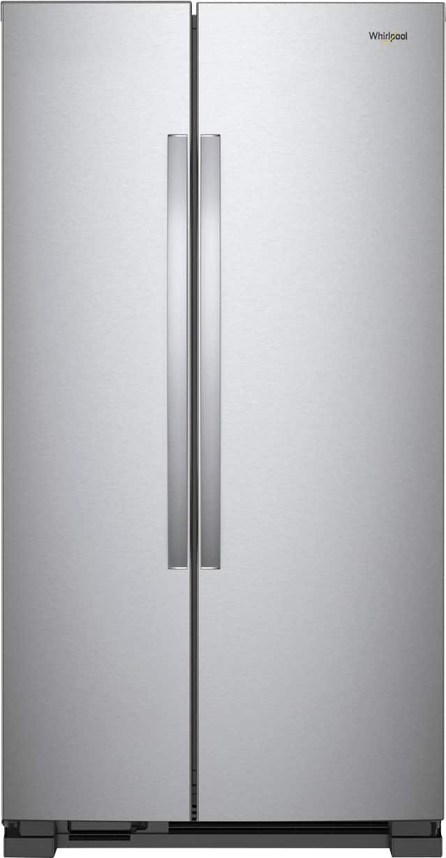 Whirlpool 36" Side-by-Side Refrigerator 25.1 cu. ft Stainless Steel WRS315SNHM - Image 1
