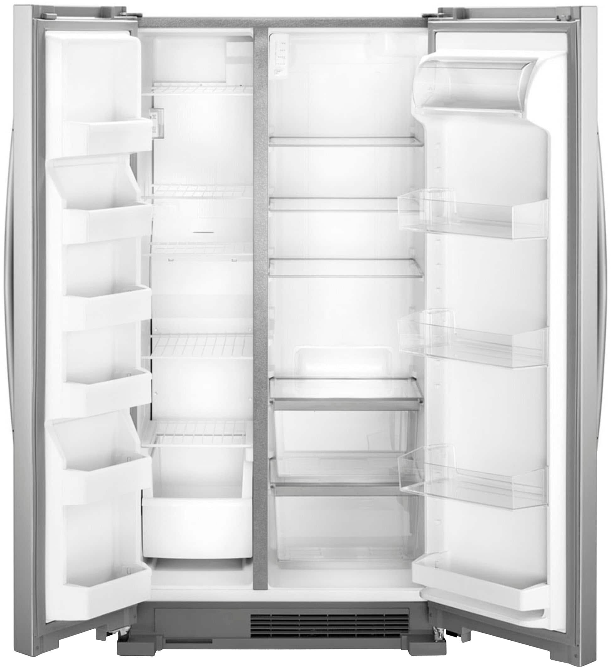 Whirlpool 36" Side-by-Side Refrigerator 25.1 cu. ft Stainless Steel WRS315SNHM - Image 3
