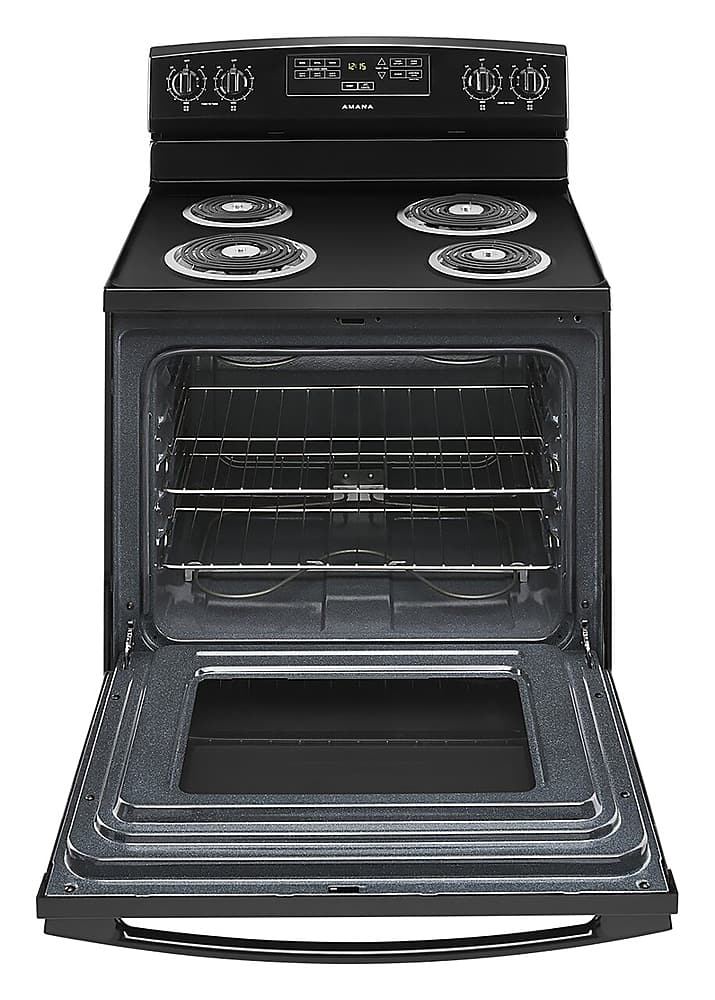 Amana 30" Freestanding Electric Coil Range 4.8 cu. ft ACR4303MFB - Image 2
