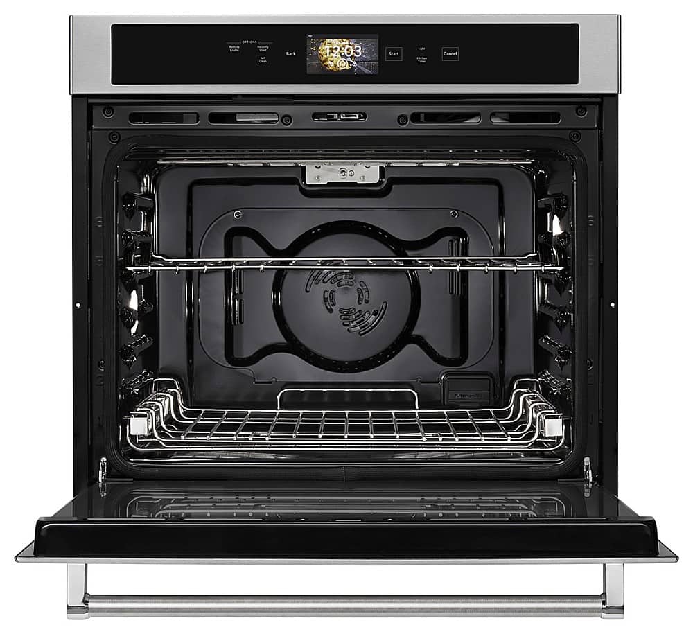 KitchenAid 30" Built-In Smart Single Electric Convection Wall Oven KOSE900HSS - Image 4