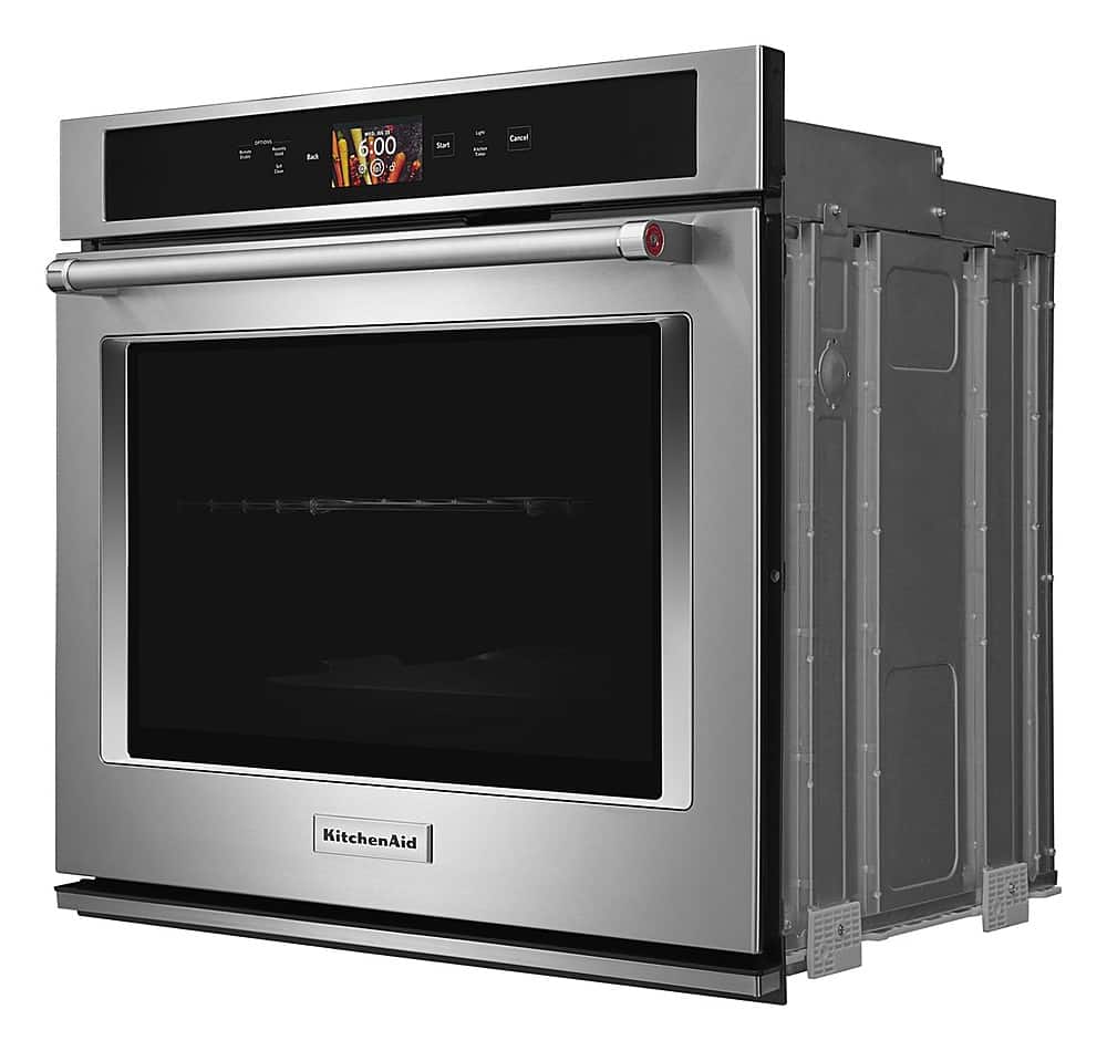 KitchenAid 30" Built-In Smart Single Electric Convection Wall Oven KOSE900HSS - Image 3