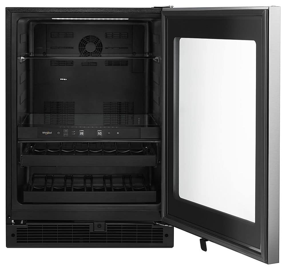 Whirlpool 24" Undercounter Beverage Center Refrigerator Stainless WUB35X24HZ - Image 2