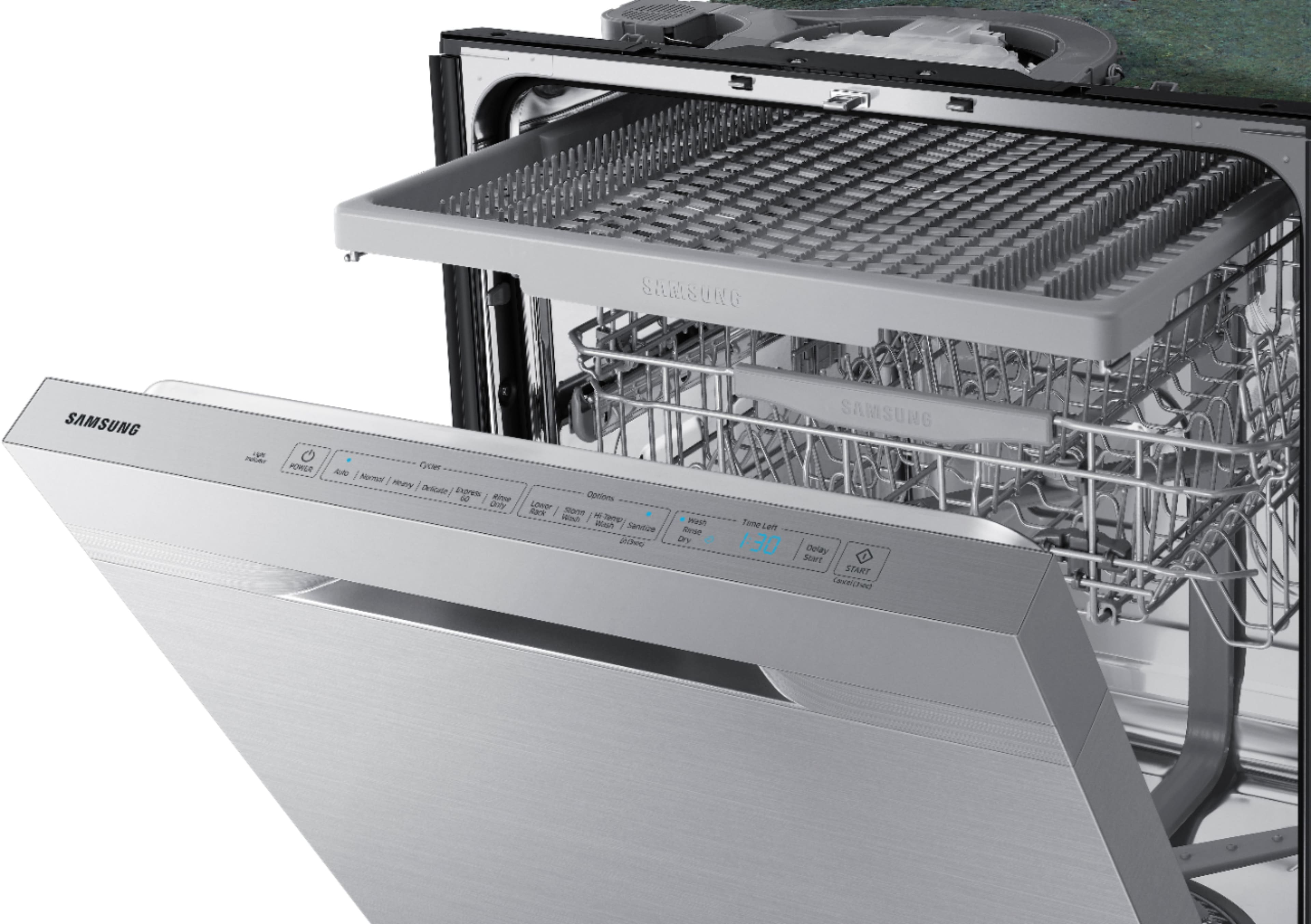 Samsung StormWash 48 dBA 24" Top Control Dishwasher w/ 3rd Rack DW80R5060US - Image 5