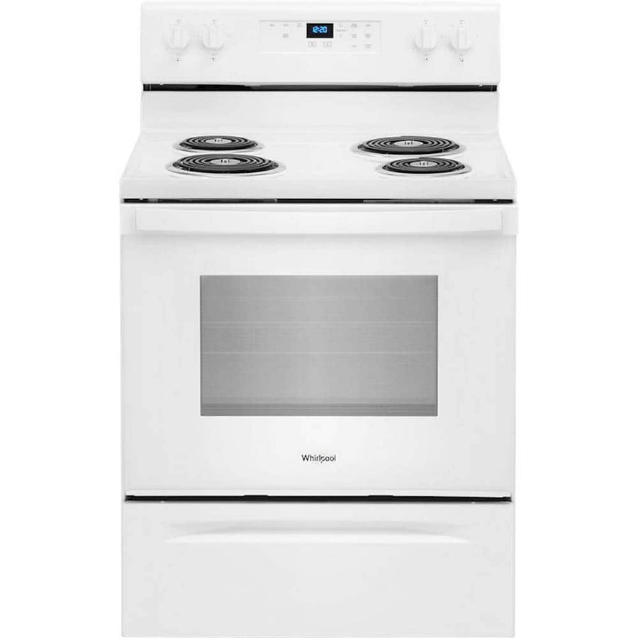 Whirlpool 30" Freestanding Electric Coil Range 4.3 cu. ft White WFC315S0JW - Image 1