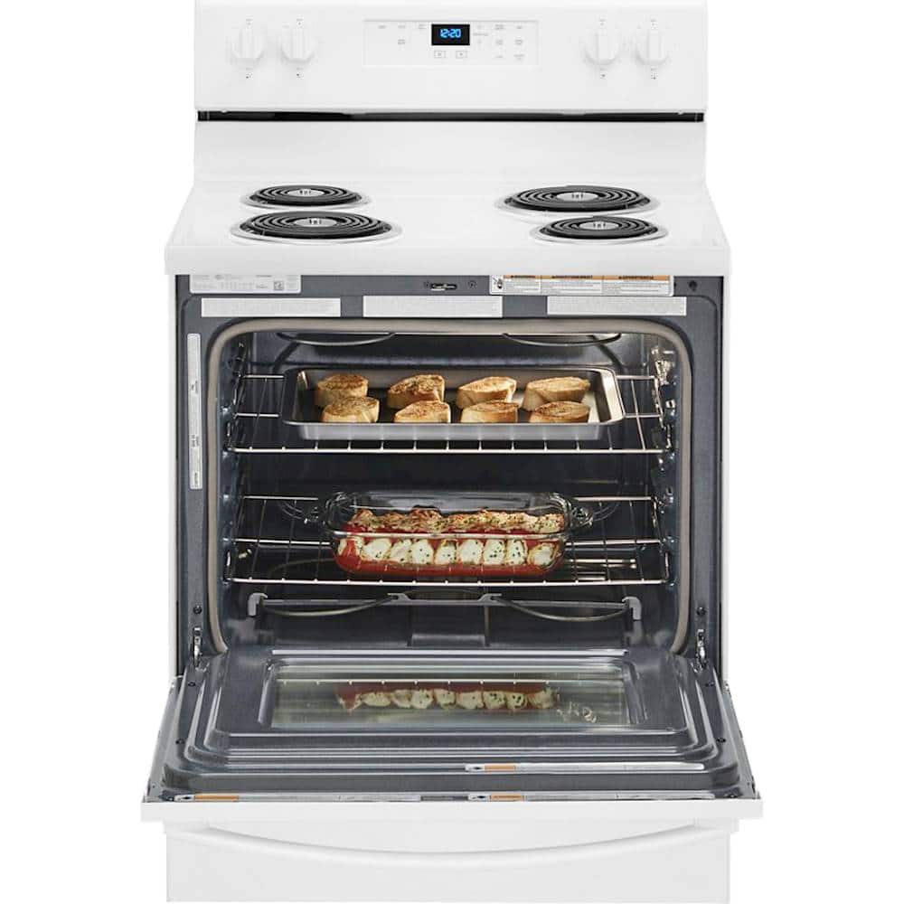 Whirlpool 30" Freestanding Electric Coil Range 4.3 cu. ft White WFC315S0JW - Image 3