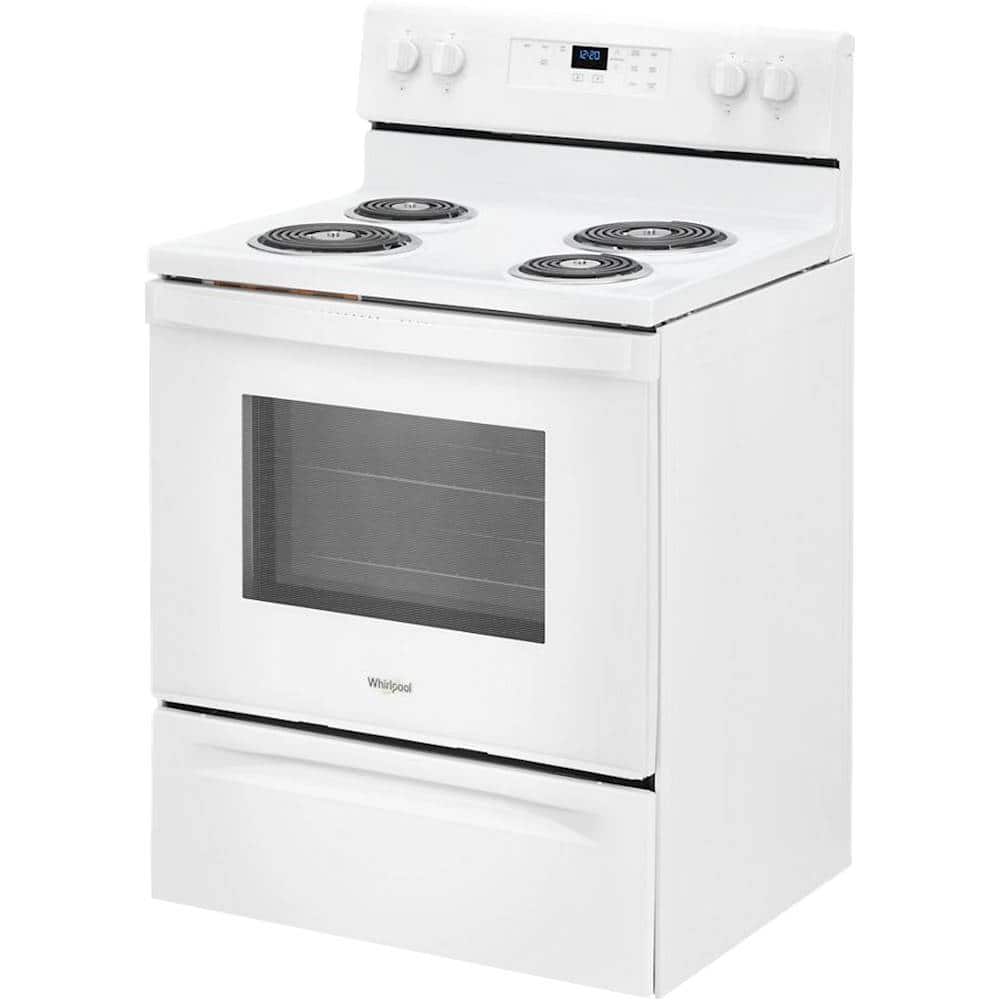 Whirlpool 30" Freestanding Electric Coil Range 4.3 cu. ft White WFC315S0JW - Image 5