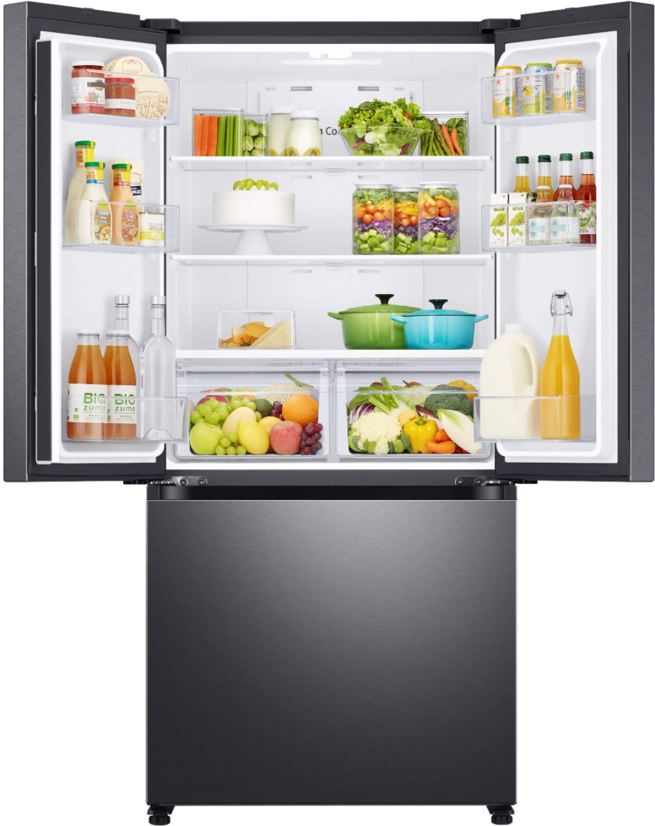 Samsung 33" Counter-Depth French Door Refrigerator 17.5 cu. ft RF18A5101SG - Image 3