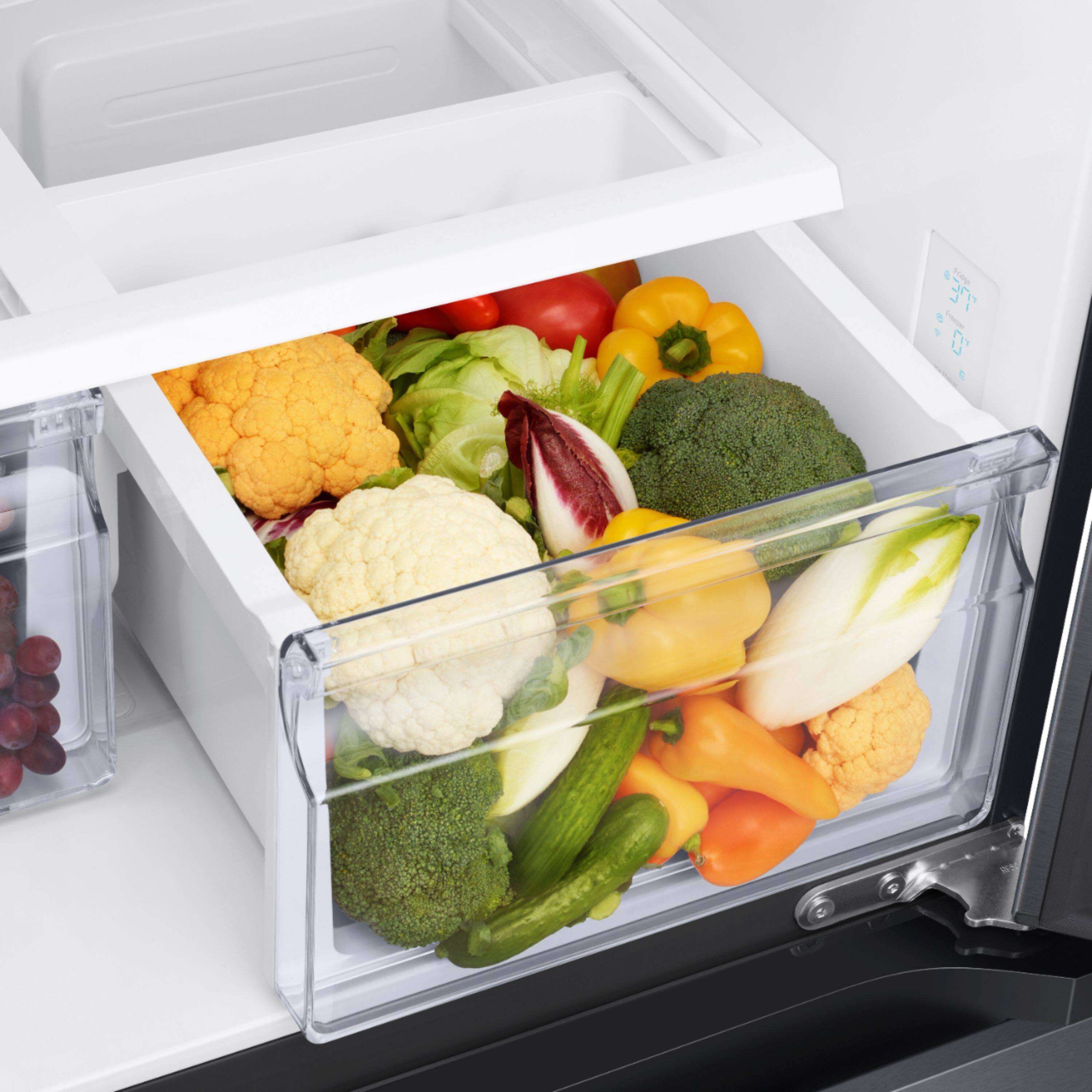 Samsung 33" Counter-Depth French Door Refrigerator 17.5 cu. ft RF18A5101SG - Image 4