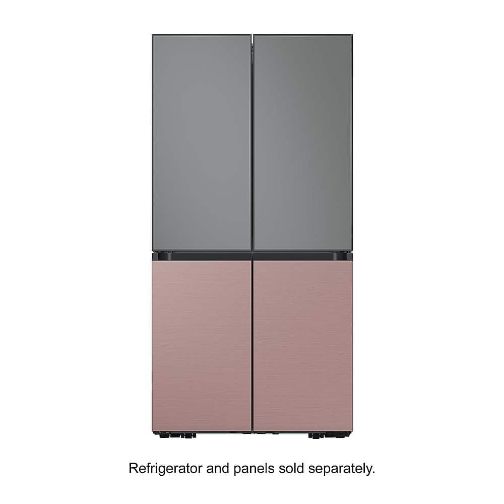 Samsung Bespoke 4-Door Flex Refrigerator Top Panel Matte Gray Glass RA-F18DUU31 - Image 5