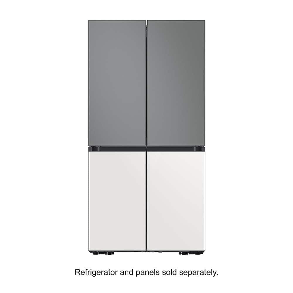 Samsung Bespoke 4-Door Flex Refrigerator Top Panel Matte Gray Glass RA-F18DUU31 - Image 6