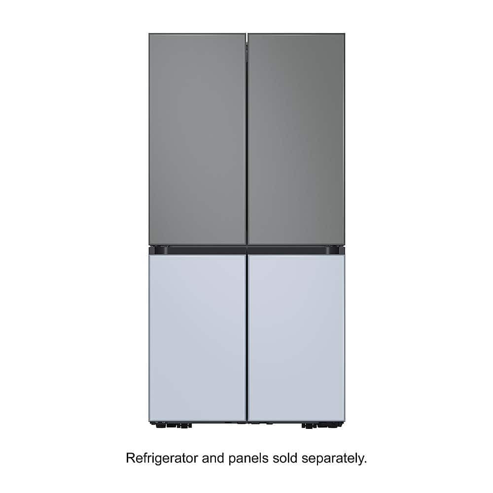 Samsung Bespoke 4-Door Flex Refrigerator Top Panel Matte Gray Glass RA-F18DUU31 - Image 2