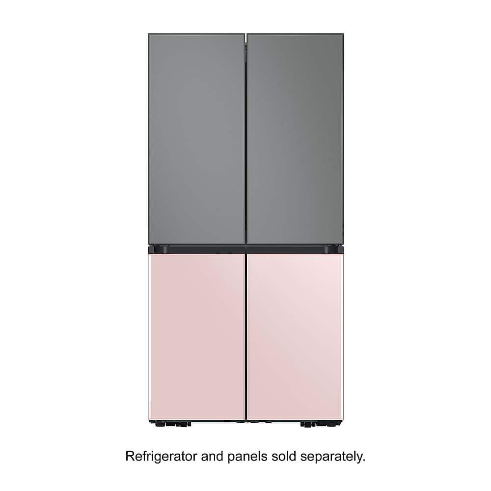 Samsung Bespoke 4-Door Flex Refrigerator Top Panel Matte Gray Glass RA-F18DUU31 - Image 3