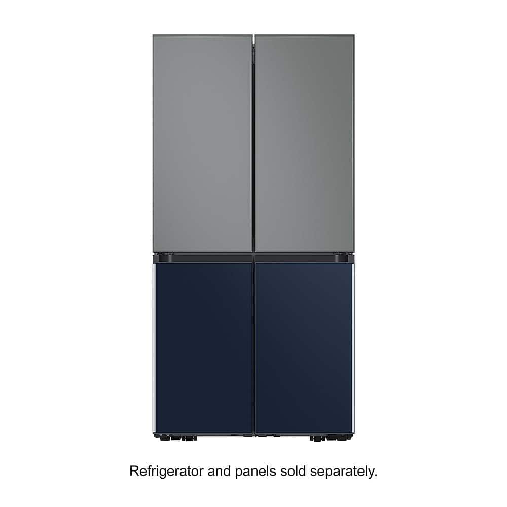 Samsung Bespoke 4-Door Flex Refrigerator Top Panel Matte Gray Glass RA-F18DUU31 - Image 4