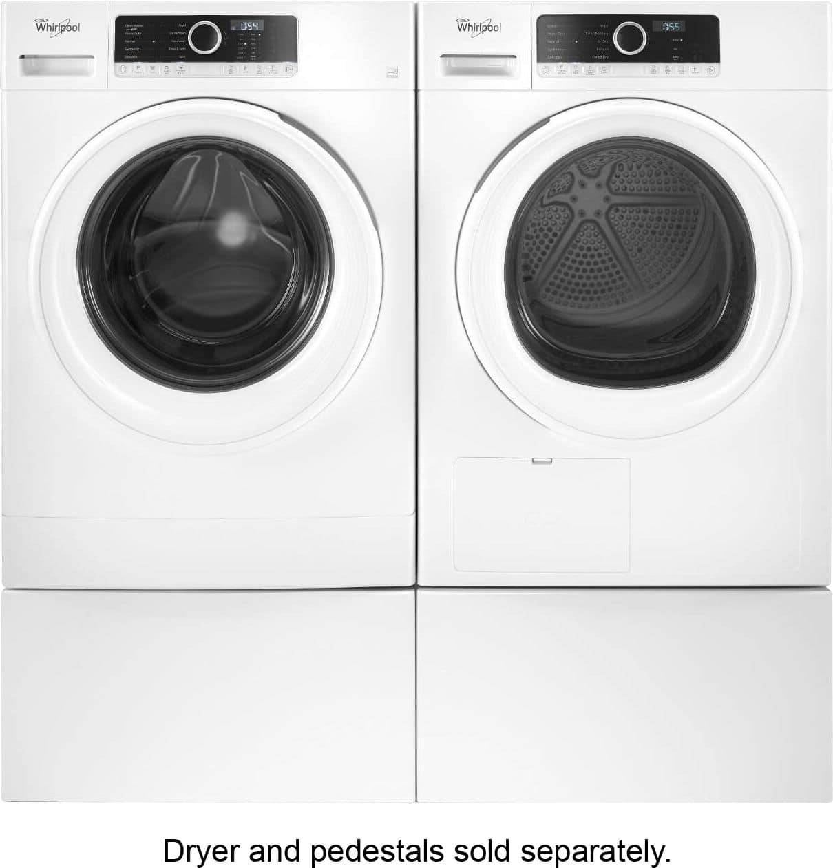Whirlpool 24" Front Load Stackable Compact Washer 1.9 Cu. Ft WFW3090JW - Image 5