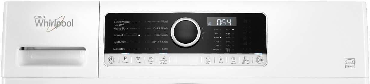 Whirlpool 24" Front Load Stackable Compact Washer 1.9 Cu. Ft WFW3090JW - Image 3