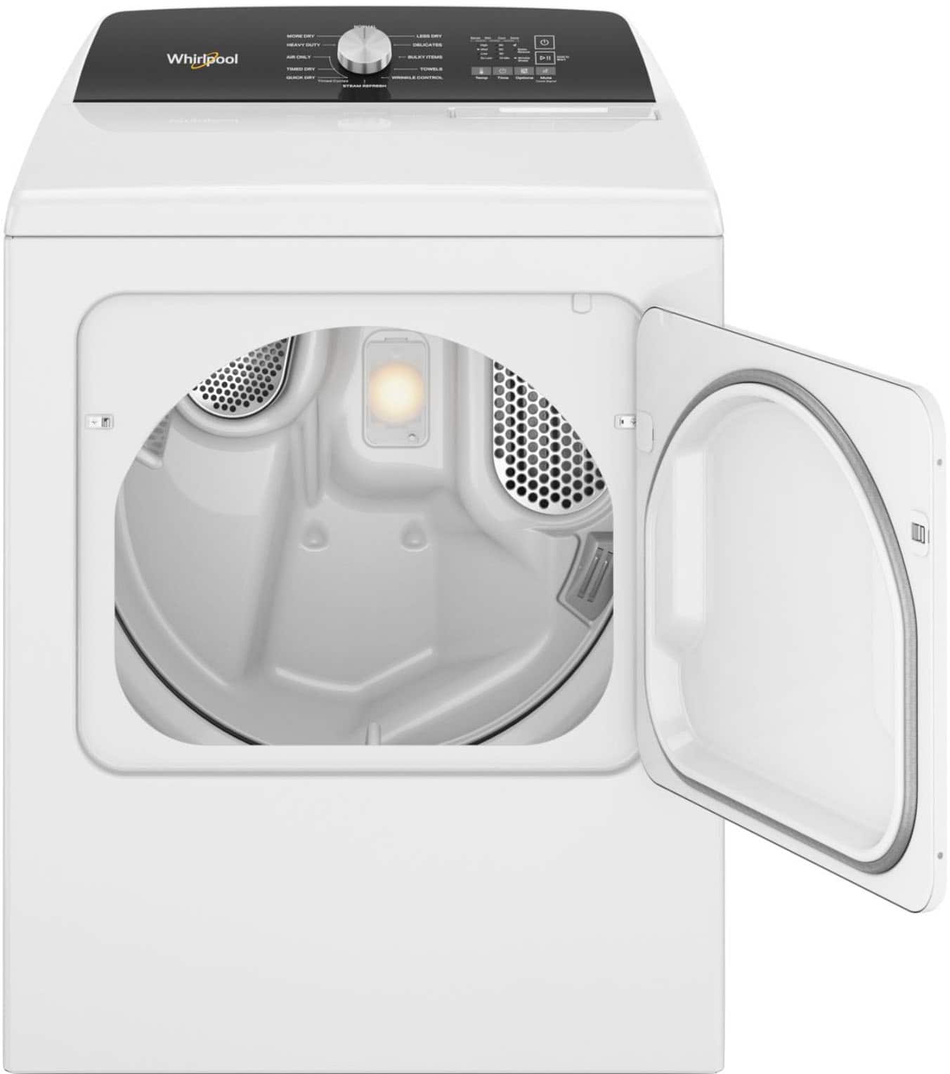 Whirlpool Electric Dryer 7.0 Cu. Ft Steam WED5050LW - Image 2